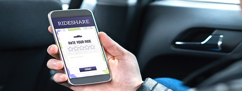 smartphone for shareride app